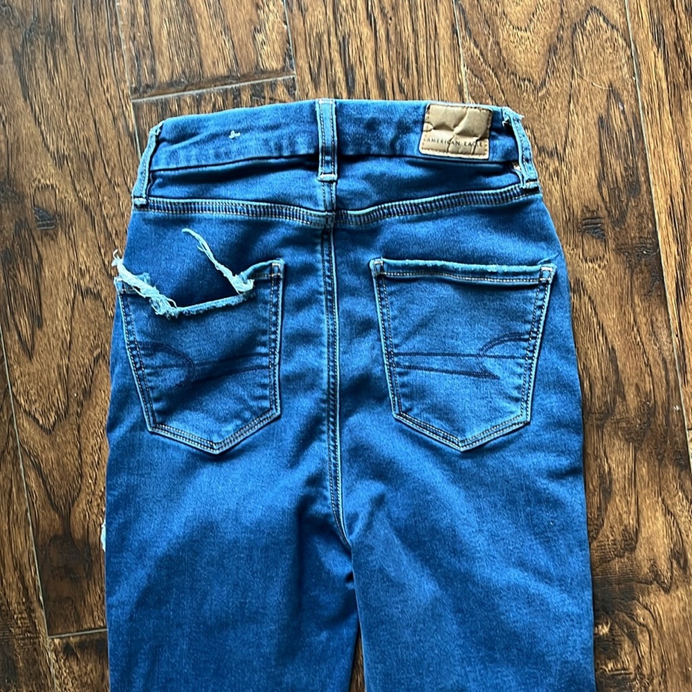 American Eagle curvy highest rise jegging, size 0 - Picture 7 of 7